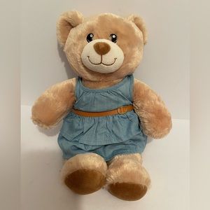 Build-A-Bear Workshop Lil Vanilla Bean CUB 16” Brown Plush With Dress
